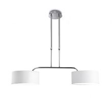 Brooklyn lampa wisząca 2x100W E27 230V chrom/biała